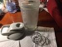 摇摇杯健身运动水杯男奶昔防漏搅拌杯子刻度杯奶茶摇杯蛋白粉水壶 优雅灰+带刻度+不锈钢球 500ml 实拍图