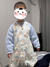 威尔贝鲁（WELLBER）恒温睡袋婴幼儿1-3岁竹棉睡衣秋冬儿童宝宝防踢被厚夹棉 梦境2XL 实拍图