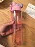 乐扣乐扣（LOCK&LOCK）人鱼线塑料运动水杯夏天便携水壶带刻度提手男女水杯子700ML粉色 实拍图