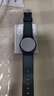 中高考考试专用手表男女中学生经典简约文艺复古韩版石英小黑白表 黑带白面 实拍图