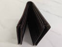 七匹狼（SEPTWOLVES）男士钱包短款真皮牛皮钱夹加厚大容量男式软皮皮夹送男友老公爸爸 丝印狼标加厚啡色3A2923021-02C 实拍图