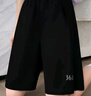 361°运动短裤女2025夏季新款透气宽松休闲裤运动短裤女夏天外穿宽松 透气-面料半裤【带口袋拉链 】 3XL 实拍图