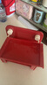 诺室卫生间纸巾盒免打孔吸盘浴室置物架壁挂式厕所卷纸巾架抽纸盒红色 实拍图