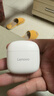 联想（Lenovo）蓝牙耳机2025最新款超长续航半入耳式联想正品5.4通话降噪无线耳机运动游泳音乐游戏 樱花白|8月金标顶配|天籁之音 实拍图