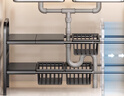 PINYU厨房下水槽多功能置物架橱柜柜内可伸缩分层架子柜子多层锅具收纳 实拍图