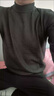 恒源祥100纯羊毛绒衫羊毛衫男士冬季加厚半高领毛衣男保暖衣针织打底衫 【100%不起球轻奢】半高领黑色 L 170【建议125-140斤穿】 实拍图