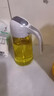 【京东物流配送】油壶自动开合油瓶厨房玻璃油罐醋壶酱油瓶防漏 自动开合油壶1个630ml 实拍图