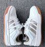 adidas ENTRAP美式校园风运动少年感复古篮球风板鞋男女阿迪达斯 白/金色   42.5 实拍图