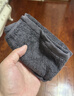 MUJI棉绒 带挂环柔软手巾 毛巾洗脸巾纯棉 炭灰色 34×35cm 实拍图