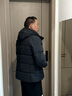 俞兆林中老年人羽绒服男装冬季男士保暖加厚爸爸羽绒服连帽外套爷爷装 灰色 2XL (建议140-160斤) 实拍图