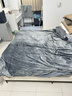 京东京造经典法兰绒毯 1350g空调毯加厚双面沙发午睡盖毯 高级灰1.8x2m 实拍图