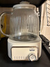 美的（Midea）花漾0胶水全玻璃养生壶 多功能煮茶壶 母婴烧水壶 恒温电热水壶 全自动一体煮茶器1.2L YS12B302J 实拍图