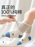 贝比新生婴儿袜子夏季薄款网眼纯棉a类幼儿胎袜儿童袜男女宝宝中筒袜 实拍图
