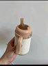 小土豆（potato）保温杯婴儿偏中心吸管奶瓶一岁以上316不锈钢吸管杯300ml 凯斯棕 实拍图