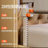 M-CASTLE床围栏婴儿童床上挡板宝宝床边防摔床护栏三面拼接防夹防掉床围挡 冰川蓝 单面装 2.0米 实拍图