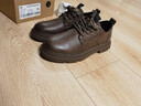 海澜之家HLA新年礼物男鞋百搭休闲鞋男士低帮皮鞋户外工装鞋 0548 棕色 39 实拍图