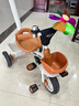 Babyjoey英国儿童三轮车脚踏车1-5岁简易自行车多功能手推车小蜜蜂 复古咖 实拍图