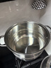 苏泊尔（SUPOR）多功能304不锈钢汤蒸锅炖煮蒸炒一锅搞定双层蒸架省时电磁炉通用 【不锈钢双层】8.4L 28cm 实拍图