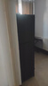 哈尔城堡衣柜卧室简易衣柜出租房钢架结构宿舍布衣柜子组装防尘衣服收纳柜 双排-暗夜黑【抽屉款】 实拍图