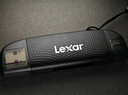 雷克沙（Lexar）USB3.1读卡器多合一 TF/SD 二合一 监控记录仪TF卡相机SD卡多功能读卡器 多卡多读 稳定兼容 实拍图