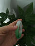 缅甸老坑冰种飘绿花玉镯子女半山半水镯子飘花玉手镯浅绿翡翠手镯 54号 实拍图
