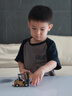 奥智嘉儿童玩具遥控汽车迷你合金叉车男孩生日礼物小型电动工程车模型 实拍图