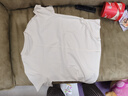 宜而爽男士t恤纯棉圆领短袖男夏季基础半袖打底衫纯色大码内衣汗衫2件装 实拍图