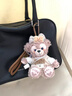 迪士尼公主可爱雪莉玫玫达菲小熊miu系包包挂件公仔ins书包配饰女生礼物 玫玫布朗尼【顶配版】 实拍图