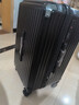 纯奢（CHEYSIR）五轮超大容量行李箱万向轮PC拉杆箱男女学生旅行箱密码箱包皮箱子 旗舰款-耀夜黑·杯架+USB双充电口 24英寸 -抗菌内里【创新5轮-短途旅游/出行】 实拍图