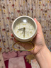 汉时（Hense）创意时尚小闹钟学生专用起床神器儿童床头闹表桌面时钟HA08米白 实拍图
