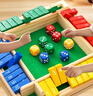 艾杰普（JEPPE）四面数字翻牌棋儿童玩具数学亲子桌游戏益智男女孩玩具生日礼物 实拍图