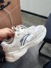 安踏小老爹休闲鞋男鞋秋季革面舒适缓震厚底增高软底鞋子男跑步运动鞋 实拍图
