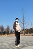 朝朗裤子男款春秋冬季束脚休闲裤男加绒卫厚裤宽松侧条纹运动长裤子 8058常规黑色 XL 【建议120-145斤】 实拍图