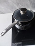 双立人（ZWILLING）奶锅汤锅Enjoy不粘锅辅食锅泡面锅煮面锅煮粥锅平底煮锅燃气小锅 黑色奶锅 20cm 实拍图
