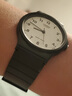 卡西欧手表 学生运动简约石英小黑表 休闲指针防水初高中生手表七夕礼物 MQ-24-7B 实拍图