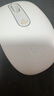 罗技（Logitech）M196 无线蓝牙鼠标 办公鼠标 笔记本商务办公家用 小巧便携 对称手型 珍珠白 实拍图