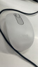 罗技（Logitech）M196 无线蓝牙鼠标 办公鼠标 笔记本商务办公家用 小巧便携 对称手型 珍珠白 实拍图