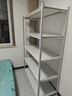 昭简家用货架行李箱置物架下空落地多层带遮挡帘阳台收纳杂物储物架 五层183cm高【默认发白色】 【送纱帘】 长120宽50cm 实拍图