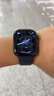 Apple/苹果 Watch Series 10 智能手表GPS款46毫米亮黑色铝金属表壳黑色运动型表带S/M MX263CH/B 实拍图