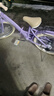 凤凰儿童折叠自行车6-9-15岁男女孩中大童16-18-22寸脚踏车学生车 香芋紫-支撑款-可折叠 20寸适合身高【130-150】 实拍图