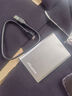 黑甲虫 (KINGIDISK) 500G USB3.0 移动硬盘 SLIM系列 2.5英寸 珍珠银 9.5mm金属纤薄 抗震抗压 SLIM500 实拍图