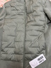 雪中飞短款保暖羽绒服女秋冬潮流拼接款上衣舒适无缝胶囊羽绒衣立领外套 绿色 （女） L (175) 实拍图