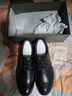 奥康（Aokang）官方男士商务通勤系带舒适休闲皮鞋透气西装牛皮鞋爸爸 黑色 38 实拍图