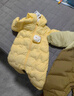 巴拉巴拉童装婴儿连体羽绒服轻薄羽绒服宝宝衣服冬装抱衣爬服男童女童 白蓝色调00318 80cm 实拍图