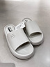 蕉内301H拖鞋男女士浴室洗澡防滑踩屎感情侣家居凉拖鞋抗菌防臭可外穿 【王一博同款厚底版】冷石灰 37-38 实拍图