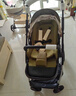 TianRui婴儿推车高景观可坐可躺双向轻便折叠避震新生儿宝宝推车婴儿车 二代旗舰版-摩卡绿  皮质顶棚 实拍图