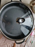 铁仕达（Telssida）双耳铸铁平底锅加厚生铁锅烙饼锅不粘无涂层煎锅水煎包锅老式饼铛 33cm(玻璃盖) 实拍图