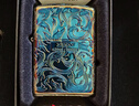 ZIPPO打火机防风煤油 唐草·熏金色限量款 京东礼盒 生日礼物 单机礼盒 实拍图