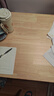 华舟实木书桌家用电脑桌学习桌双人办公桌简约客厅大板桌 1.2米原木色 实拍图