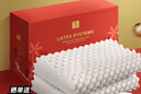 Latex Systems泰国原装乳胶枕头芯 94%含量 婚庆情侣睡眠颈椎按摩枕 一对礼盒装 实拍图
